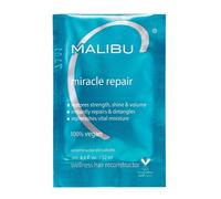 Malibu C Miracle Repair Hair Reconstructor (1 bustina) - Trattamento nutriente e riparatore per capelli deboli e danneggiati - Proteine del lino