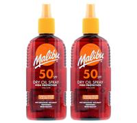 Malibu Dry Oil Spray SPF50 Olio abbronzante 200 ml x 2 pezzi