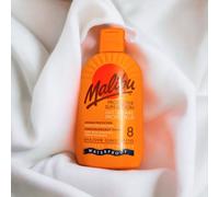 MALIBU Latte Solare SPF 8 Protezione UVA/UVB Waterproof Anti-Disidratazione 200m