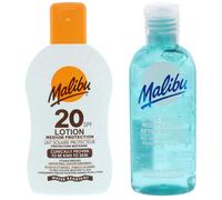 Malibu Lozione protettiva SPF20 200ml + Gel doposole 100ml