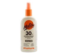 Malibu protezione alta Sun lozione spray SPF30 UVA UVB 200 ml , 1 pezzo