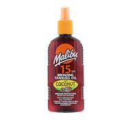 Malibu Bronzing Tanning Oil Coconut SPF15 olio abbronzante spray con olio di cocco 200 ml