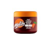 Malibu Sun SPF 8 Burro abbronzante per il corpo con beta carotene e olio di cocco, resistente all'acqua, fragranza di cocco tropicale, 300 ml