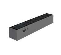MALICK: applique LED solare 1000 lumen con rilevatore di presenza. Antracite