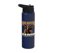 Maligator Daddy - Cane da pastore belga Malinois Papà Malinois Stainless Steel Insulated Water Bottle