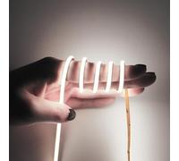 MALIIGAZA Striscia LED COB da 3 mm, luce bianca fredda, 6000 K, 24 V, ultra sottile e flessibile, CRI > 90