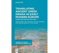 Malika Bastin-H Translating Ancient Greek Drama in Early Mode (Copertina rigida)