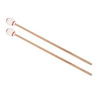 Malimba Mallet Marimba e Mallet a Percussione con Manici di Acero - Sticchi di Filo di Lana da 1 Paio per Marimba Suonando e Strumenti a Percussione (Polo in legno marrone) (Polo in legno dalla