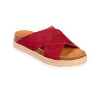 MALINDY CROSS SUEDE WOMANS RUBY RED N36 Dr.Scholl's(R)
