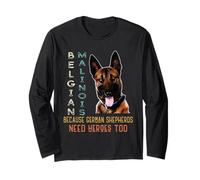 Malinois Belga perché Anche i pastori Tedeschi Hanno Bisogno di Eroi Maglia a Manica