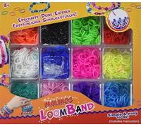 MALINOS 302007-Loom Bands, 4.200 Pezzi, Colore variegato, 302007
