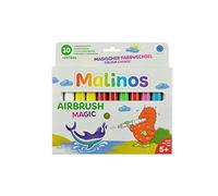 MALINOS- Airbrush Magic 10er INKL. 4 Schablonen aerografo, 300968