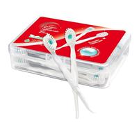 Malisseladi Mini Spazzolini Da Denti Monouso Con Pasta E Stuzzicadenti, Detergenti Linguali, Riduce L'Alito Cattivo, Raschietto Per Lingua, Spazzolino Da Denti Con Pasta, Stuzzicadenti Per Lavoro O