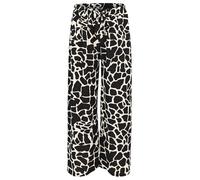 Malito 2306 - Pantaloni sportivi da donna con stampa animale, morbidi e fluenti, pantaloni estivi larghi, Giraffa bianca, 38-48
