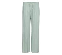 Malito 883 - Pantaloni da donna plissettati, morbidi e fluenti, in chiffon, lunghi estivi, alla moda, menta, L-XL
