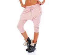 Malito Breve Baggy Pantaloni Harem Pantaloni alla Zuava Estate Yoga 20026 Donna Taglia Unica (Rosa)