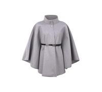 malito - Cappotto da donna, a maniche lunghe, vintage, moderno ed elegante, elegante, elegante, in tinta unita, classico mantello per il tempo libero e la vita quotidiana 4570 (taglia XS-XL)