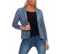 Malito Donna Classico Blazer Basic-Look Giacca 1652 (M, Blu Chiaro)