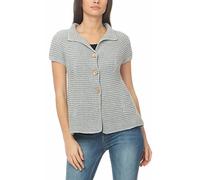 Malito Lungo Cardigan Bottone Maglione Casual 5060 Donna Taglia Unica (Grigio Chiaro)