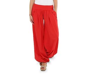 Malito - Pantaloni da Donna in Tessuto per la Spiaggia e la Vita Quotidiana, Pantaloni Casual per L'Estate - Pantaloni Casual Aladin 23245P Taglia Unica