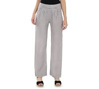 Malito - Pantaloni in lino da donna con tasche - Pantaloni in tessuto tinta unita in lino - Pantaloni estivi leggeri per le giornate calde - pantaloni chino da spiaggia - pantaloni casual da donna
