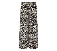 Malito - Pantaloni Marlene da donna con stampa animalier - Pantaloni culotte morbidi e ampi - Pantaloni estivi larghi - Pantaloni da tempo libero alla moda 2306, Zebra, 40-50