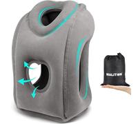 Maliton Cuscino Gonfiabile da Viaggio per Aeroplano per un Sonno Confortevole per Alleviare il Dolore al Collo e alle Spalle, Cuscino Gonfiabile con Supporto per la Testa per Voli Lunghi, Utilizzato