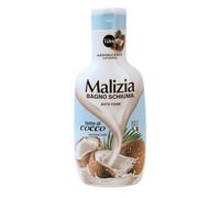 3 pz Malizia Bagnoschiuma Latte di Cocco 1Lt Bagno Schiuma Bath Foam