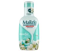2 Flaconi Malizia Bagnoschiuma Muschio Bianco 1Lt Bagno Schiuma Bath Foam