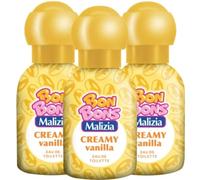 Malizia Bon Bons Profumo Donna Eau de Toilette Spray 50 ml - Fragranze Varie - Profumo Dolce per Ragazze e Giovani Donne (Creamy Vanilla 3 Unità)