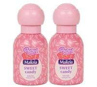 Malizia Bon Bons Profumo Donna Eau de Toilette Spray 50 ml - Fragranze Varie - Profumo Dolce per Ragazze e Giovani Donne (Sweet Candy 2 Unità)