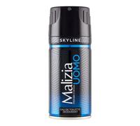 3x Malizia Deodorante Spray Uomo 150 Ml. Skyline Made In Italy