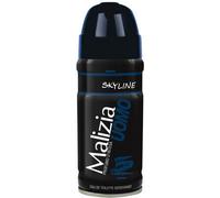 3x Malizia Deodorante Spray Uomo 150 Ml. Skyline Made In Italy
