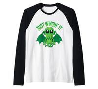 Malizia Mostro Mare Solo Wingin' It con Cosmic Chaos Maglia con Maniche Raglan