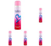 MALIZIA PROFUMO D'INTESA | Body Deodorant Love, 75ml (Confezione da 5)