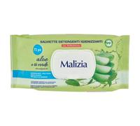 MALIZIA | Salviette Multiuso Aloe e Tè Verde, 12x72pz