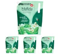Malizia sapone liquido igienizzante con antibatterico tã¨ verde e menta ecoricarica 1000 ml (Confezione da 4)