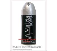 MALIZIA UOMO | Eau De Toilette Deodorant Silver, 150ml