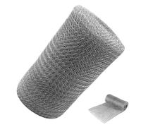 Malla de acero inoxidable en rollo - Malla metálica con doble capa de agujeros | Bloqueo flexible para evitar que los huéspedes no deseados se acerquen, malla de alambre para rellenar agujeros y evita