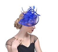 Mallalah Nuziale Copricapo Cappello di Pizzo, Festa Decorazione per le Donne Cappello Cerimonia di Nozze Festa Fiore Donne, blu, Taglia unica