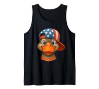 Mallard Duck 4th July USA Flag Independence Day Ragazzi Ragazze Canotta