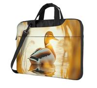 Mallard Duck On The Water Laptop Bag Custodia per Laptop 15.6 Pollice Borse per Computer Imbottito Copertura Del Manicotto Per Le Donne Uomini