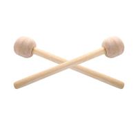 Mallet a tamburo - Maltitore a bastoncini di lana | 2x bastoncini di batteria in legno, bilancio di strumenti musicali di band antiscivolo con manico in legno per gli amanti della musica professionist
