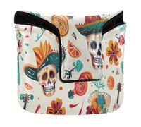 Mallet - Copri testa per putter, magnetico, regalo per uomini e donne, in pelle PU, scheletro umano Boho