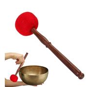 Mallet per ciotola di canto - 11.02x2,76 pollici attaccanti in legno artigianato per terapia del suono, risonanza profonda con superficie liscia, strumento musicale per uso di di yoga, legno