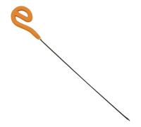 Mallet per Gong Meditazione con Manico lungo Fibra di Carbonio Arancia | Testa in Gomma e Metallo, Suono Nitido e Uniforme, per Studio Yoga e Casa