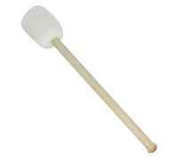 Mallet per Grancassa Testa in Feltro e Manico in Legno 1 Pz | Colore Bianco, Presa Facile e Uso Semplice, Adatto a Stili Diversi e Ampio Repertorio