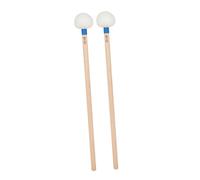 Mallet per Grancassa Testa in Feltro e Manico in Legno, 2 Pezzi | Tocco Morbido e Qualità Uniforme, Finitura Liscia del Manico, per Prove D’orchestra e Lezioni Musicali