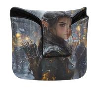 Mallet Style Putter Cover Chiusura Magnetica Regali Golf per Mallet Square Impermeabile PU Pelle Arcieri Gioco Anime Ragazza