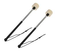 Mallets per Percussioni in Acciaio Inox e Feltro, 1 Paio | Accessorio per Strumenti a Percussione, per Professionisti e Ragazzo Ragazza, Tono Gradevole, Buona Lavorazione